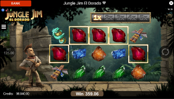 Jungle Jim - El Dorado Slot Scatter Win