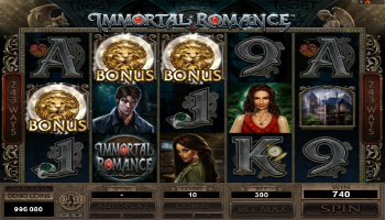 Immortal Romance Slot Free Spins Bonus