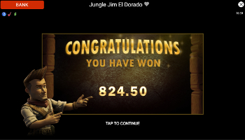 Jungle Jim - El Dorado Slot Win