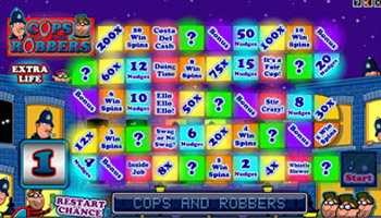 Cops and Robbers Slot Bonus Game