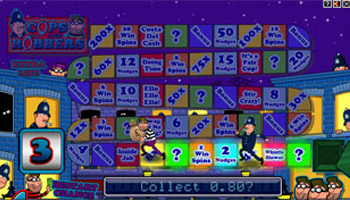 Cops and Robbers Slot Bonus Level